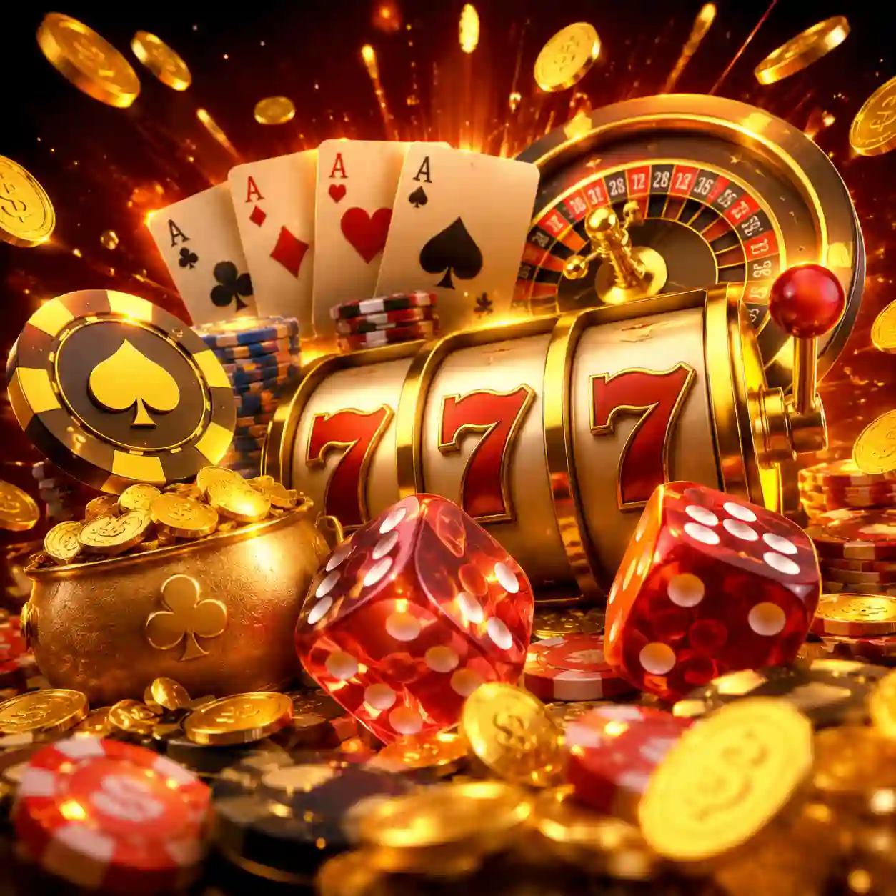 Grade de slots em tema escuro neon no d16 Arena