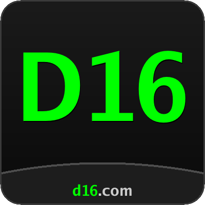 D16 logo